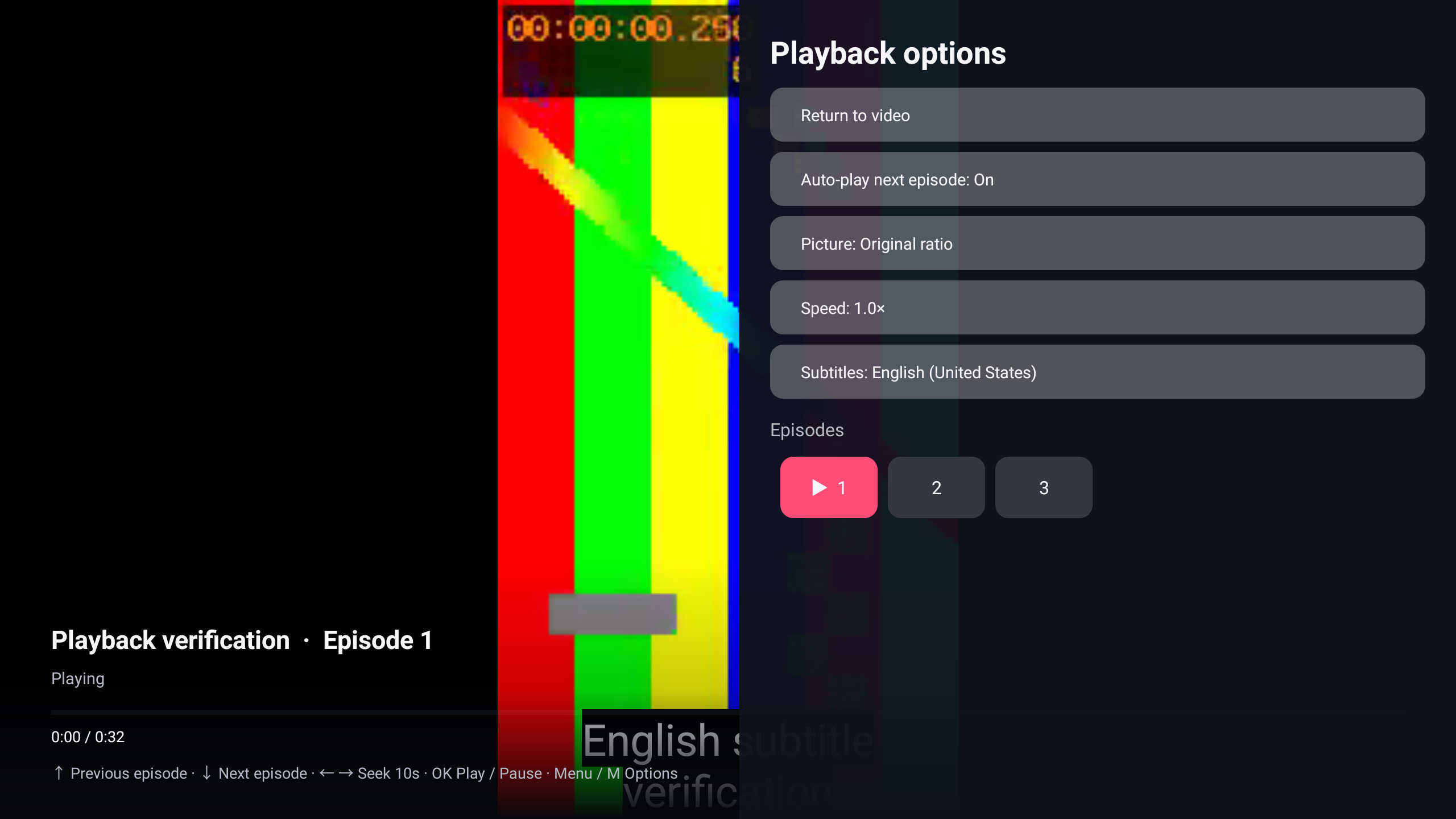Episode selection in HaloShort